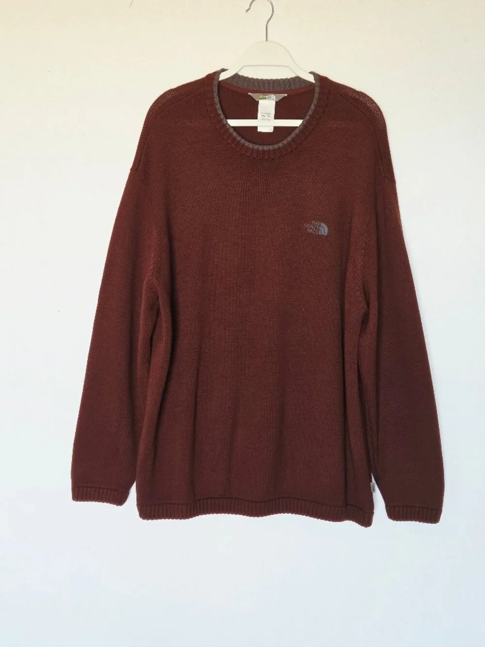 The North Face A5 Series Wool Blend Ribbed-Crew neck Sweater Brown